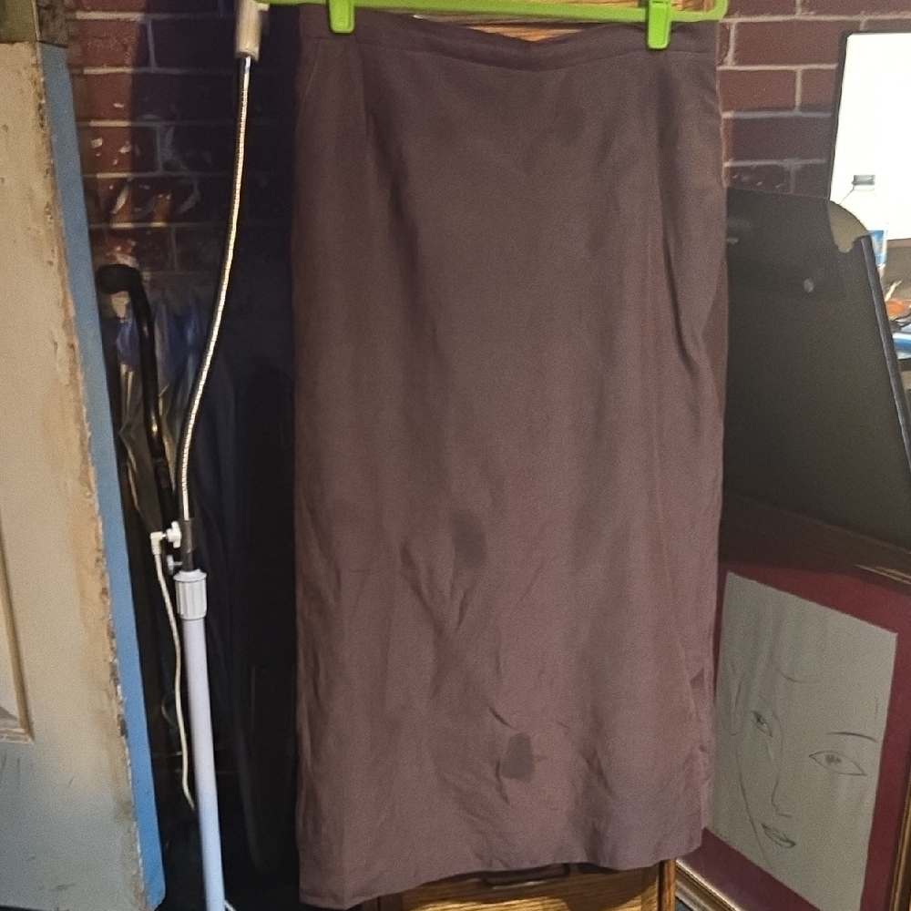 Liz Claiborne Dark Brown Pencil Skirt